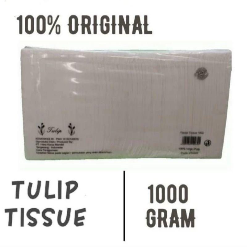 Tisu Tulip Facial 1 Kg Tisu Wajah 1000 gram