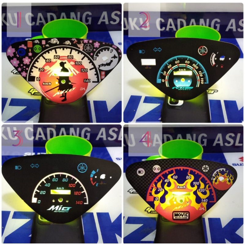 papan speedometer custom mio smile / sporty