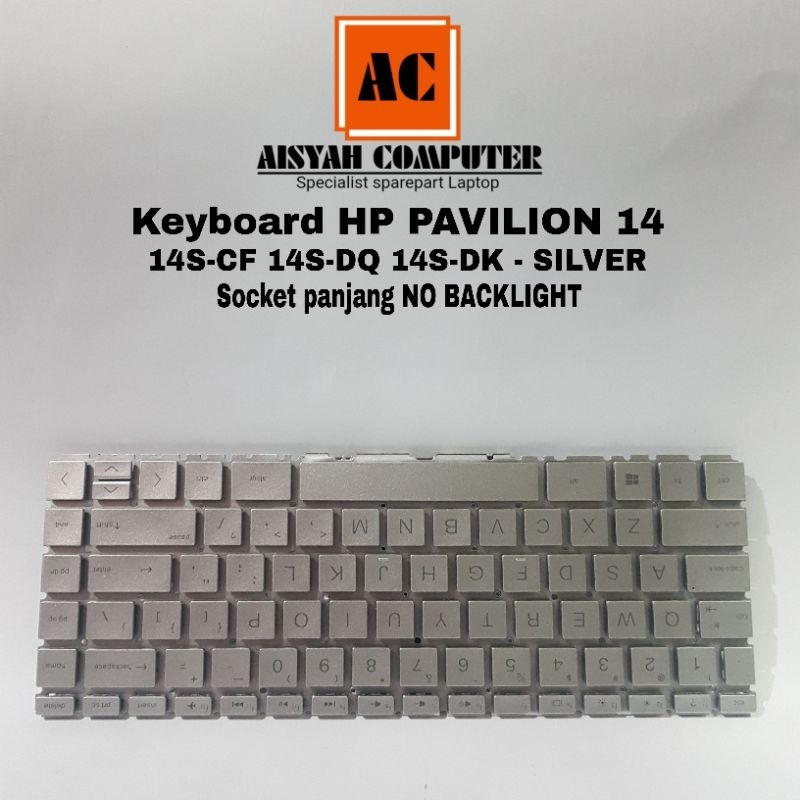 Keyboard HP PAVILION 14S-CF 14S-DK 14S-DQ - SILVER