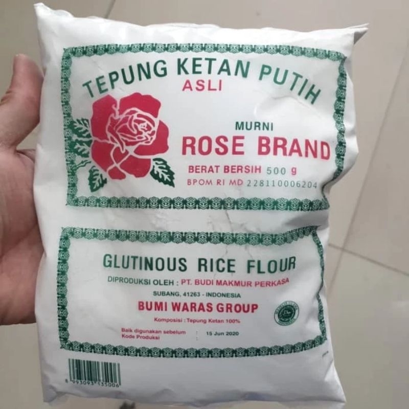 

Tepung Beras Ketan Putih Rose Brand