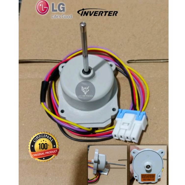 MOTOR FAN | FAN MOTOR Kulkas 2 Pintu LG INVERTER Original | 12 Volt 4 Kabel