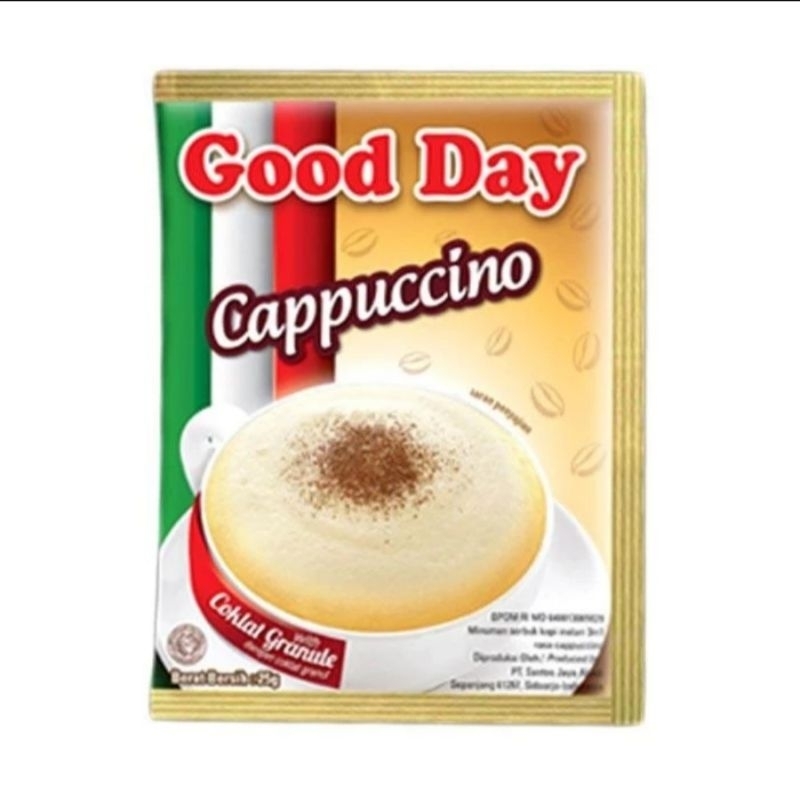 

good day cappucino 1renceng isi 10pcs