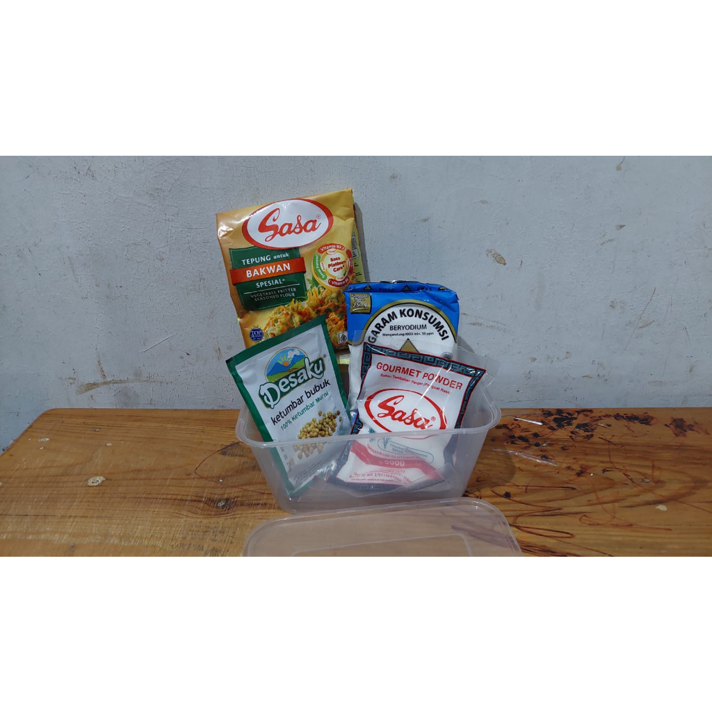 

Paket Tepung sasa Bakwan