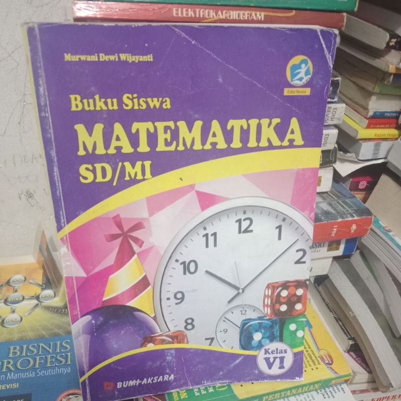 buku siswa matematika SD kelas 6 penerbit bumi aksara