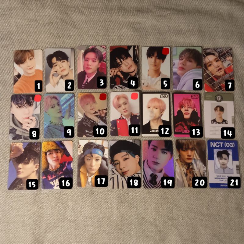 Photocard PC Jeno NCT Dream Official Album Non album bene pob candy beatbox mfal