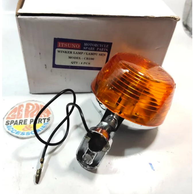 Lampu sen CB100 90z Sein Righting Honda CB 100 90 S90 Chrome Besi