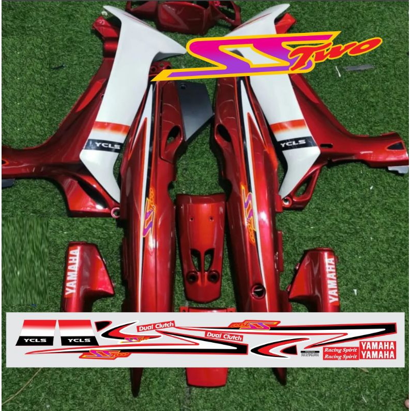 STRIPING FIZR SS TWO MERAH CUSTOM