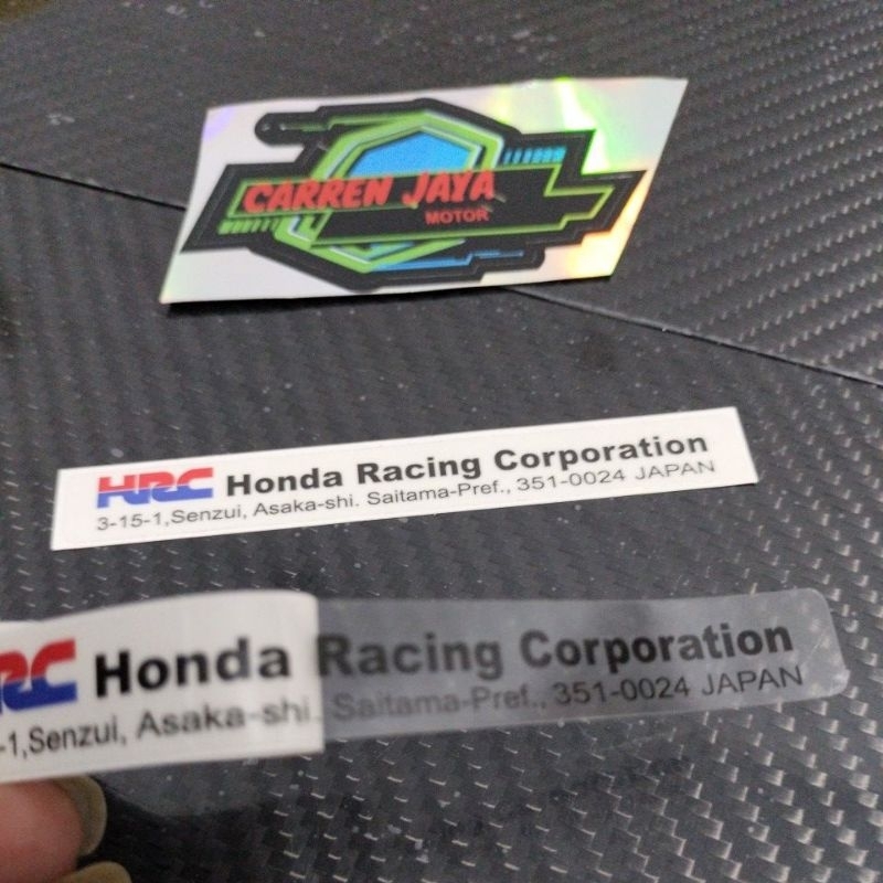 

stiker list label hrc saitama japan