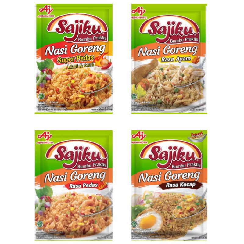 

Sajiku Bumbu Nasi Goreng All Varian (1 Pcs)