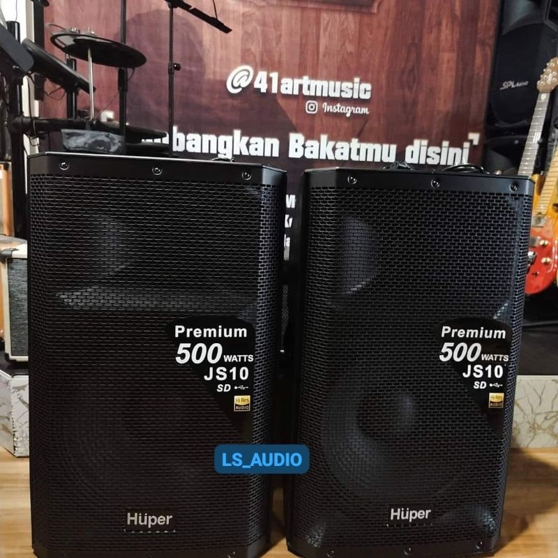 speaker aktif huper premium js10 500 watt huper js10 original