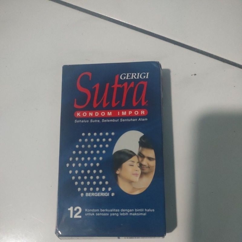 Kondom sutra biru  sekotak isi 12 pcs