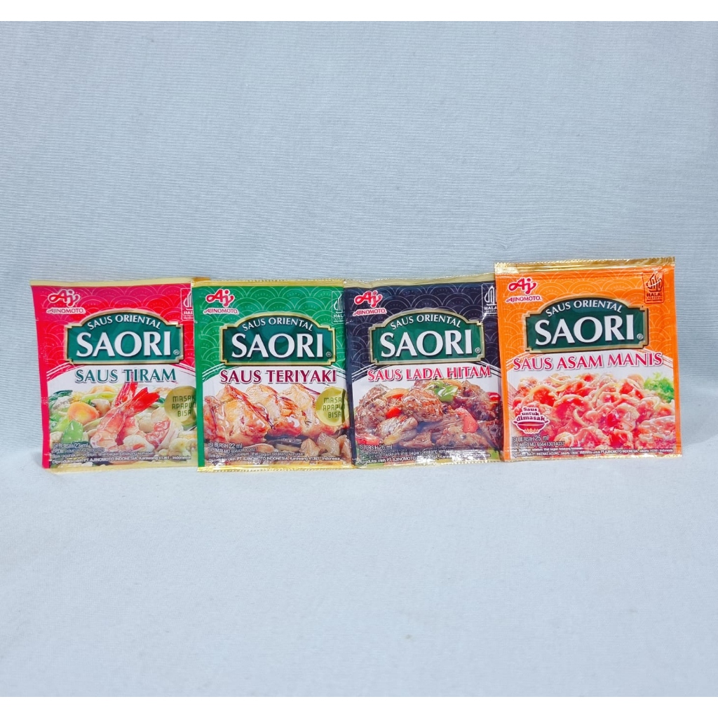 

Saori Saus Tiram / Saus Teriyaki / Saus Lada Hitam / Saus Asam Manis / Saus Bulgogi (1 Pcs)