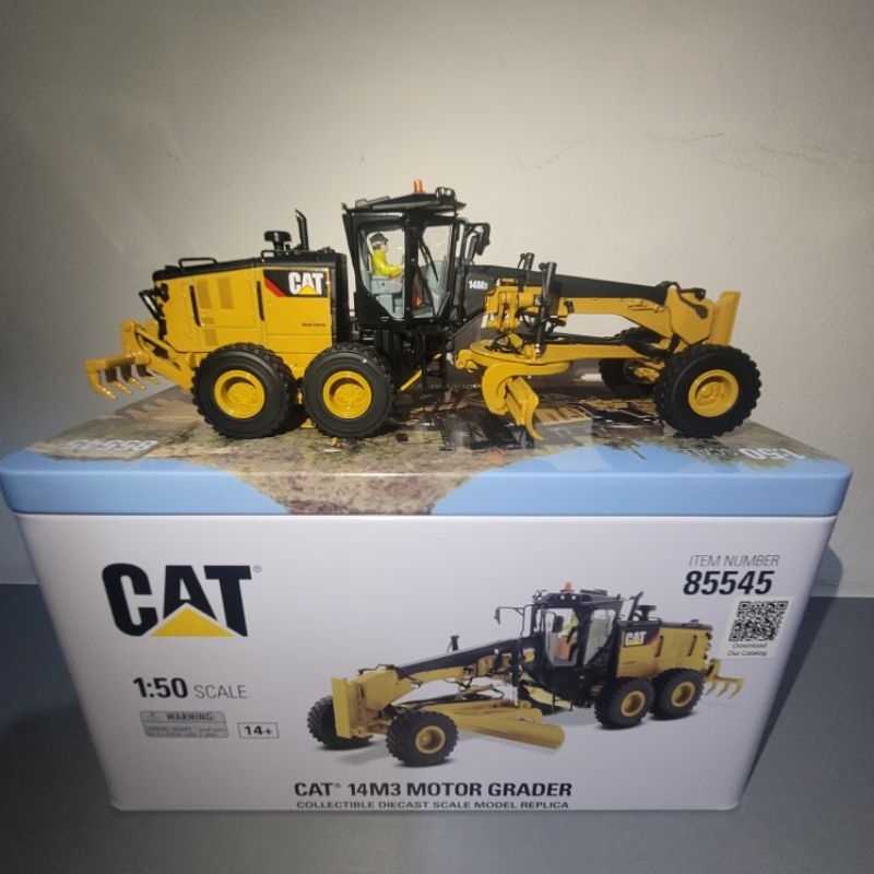 Miniatur Grader Cat Alat Berat Motor Grader Cat 14M3