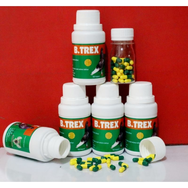 B.TREX BARON Mendongkrak Stamina Merpati PER KAPSUL