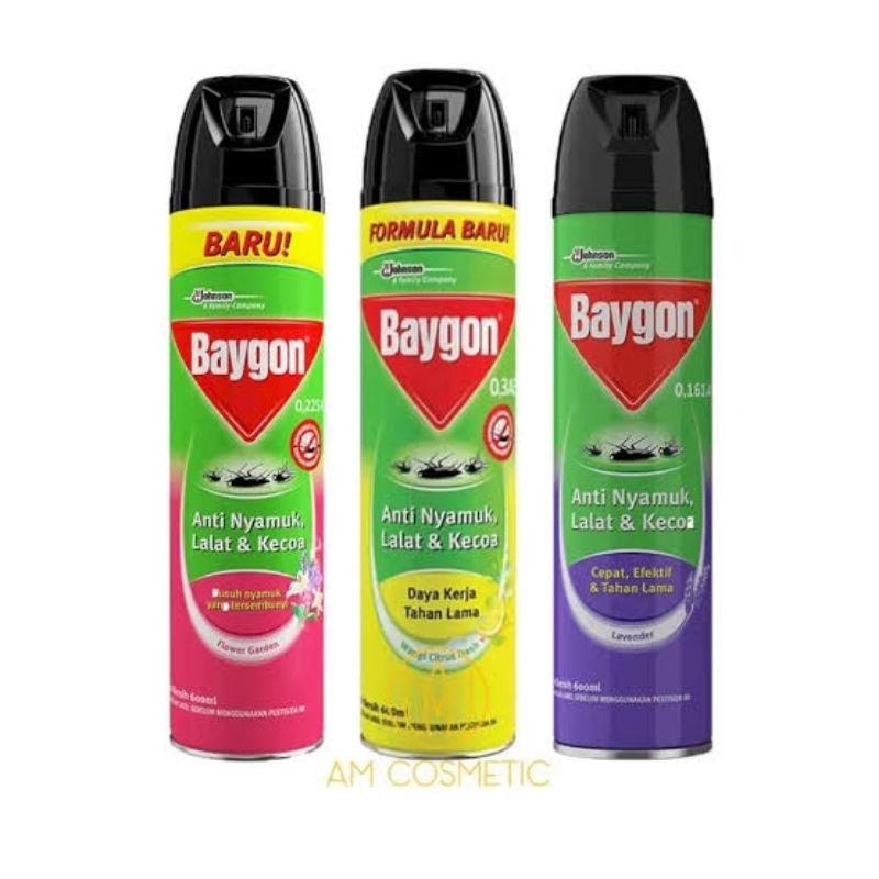 Baygon Obat Nyamuk Semprot 600ml