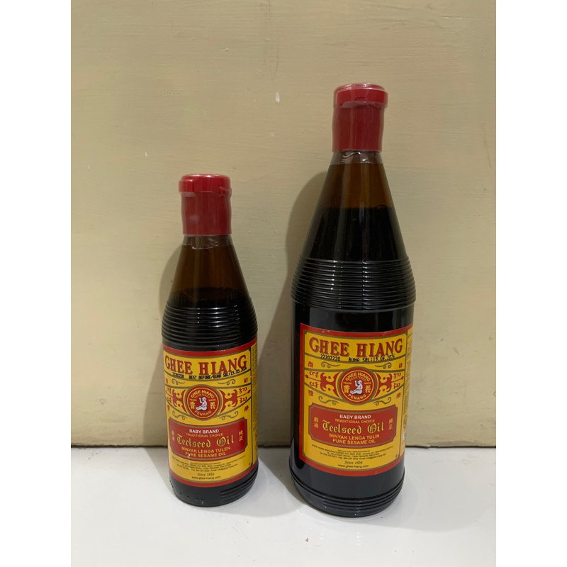 

ghee hiang minyak wijen / teelseed oil / pure sesame oil baby brand 300ml / 680ml