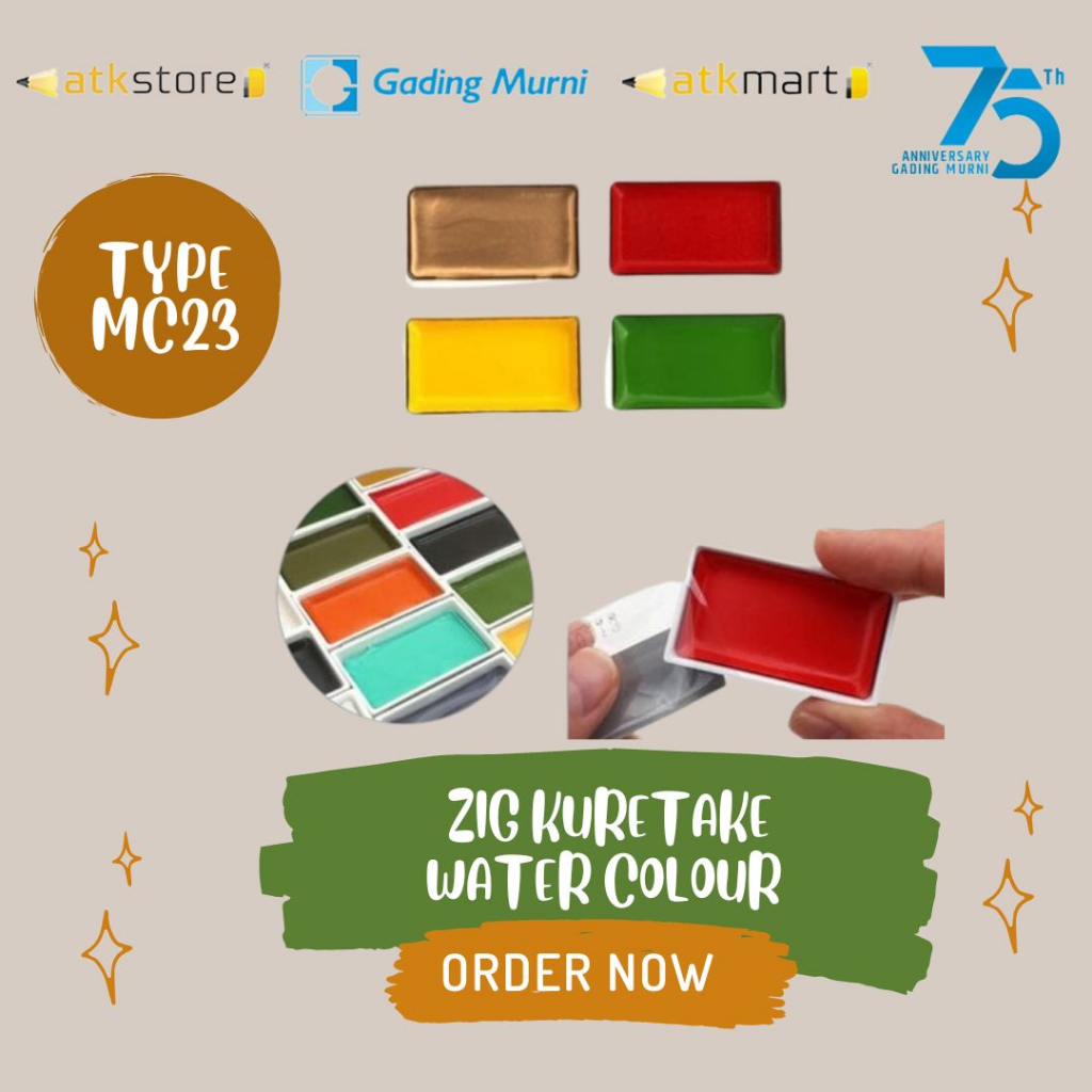 

Kuretake Water Colour MC23 // Zig Water Colour Type MC23