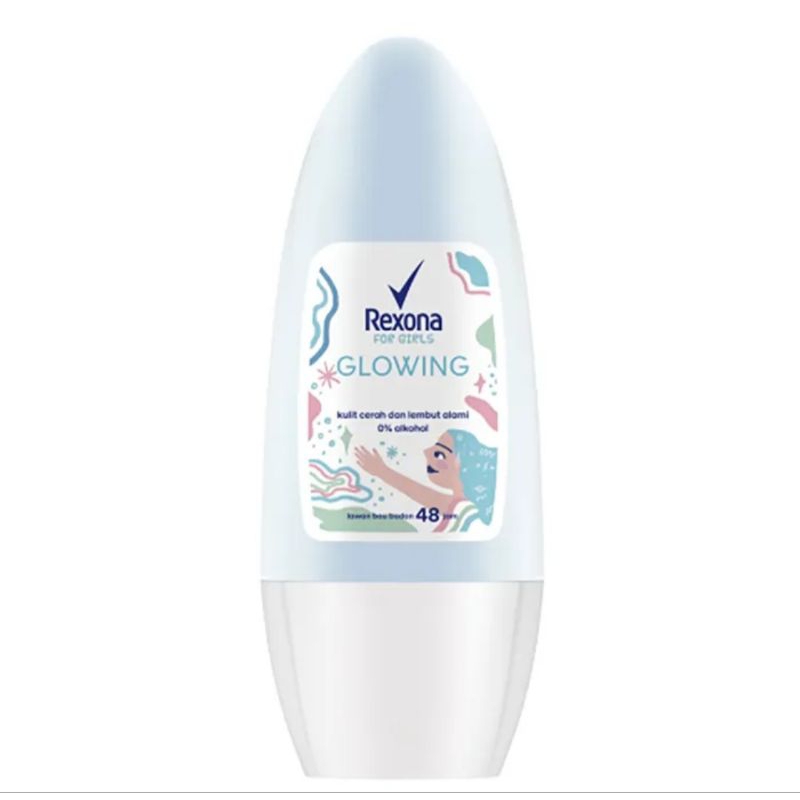 REXONA ROLL ON DEODORANT WANITA Glowing
