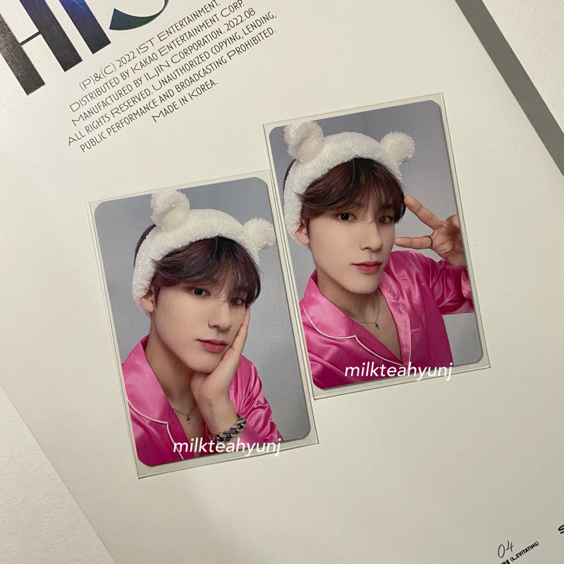 The Boyz Eric Homekit Pajama PC Photocard Set Bandana Pink TBZ