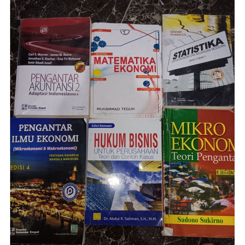 Preloved Buku Semester 1&2 Akuntansi Unsri
