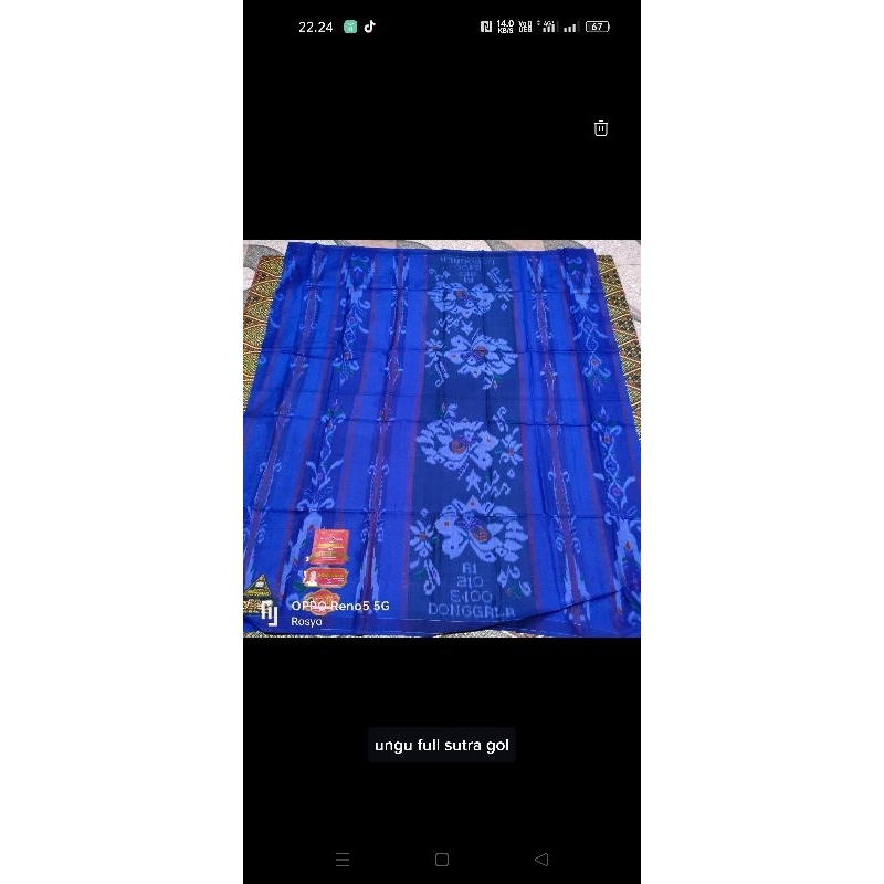 sarung donggala S100 full sutra original pabrik
