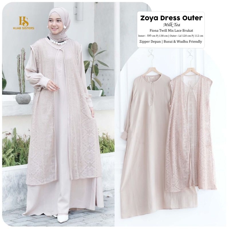 ZOYA DRESS OUTER ORI HIJAB SISTER'S