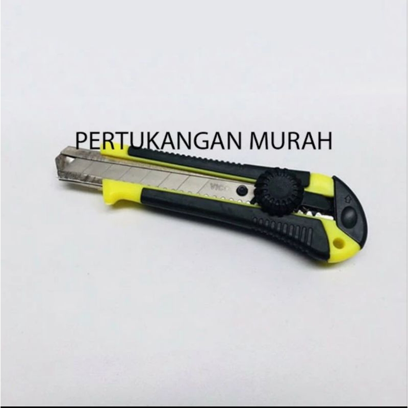 

Pisau Cutter Besar VICO Blister + Bonus isi 2 pcs