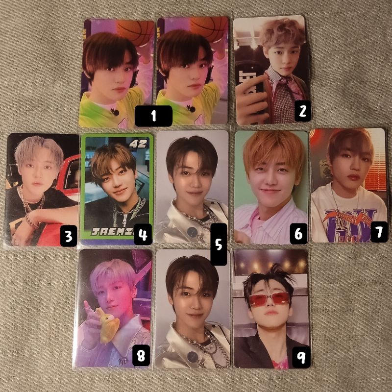 Photocard Jaemin Chenle NCT Dream Official Aab PC Album Non Album Bene Mumo Namol Nabon Basket Mfal 