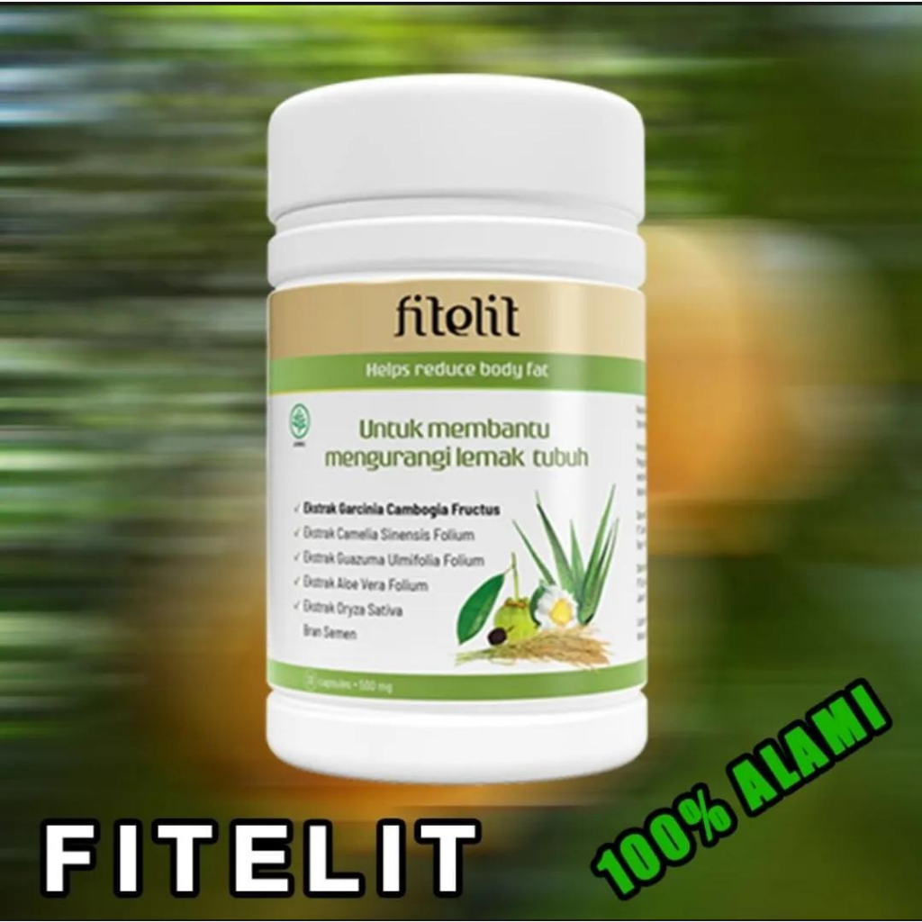 FITELIT PELANGSING BADAN HERBAL OBAT FITELIT ASLI 100% ORIGINAL SUPLEMEN DIET  Pil Diet Herbal Mildh