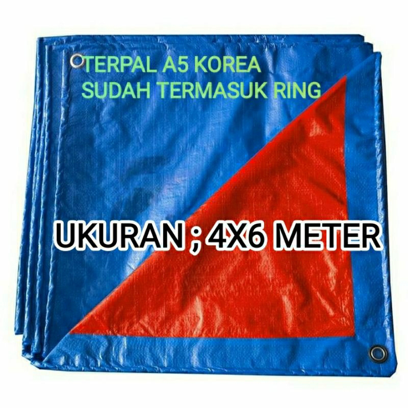 TERPAL TYPE A5 UKURAN 4X6 METER || TERPAL UKURAN 4X6 METER TYPE A5