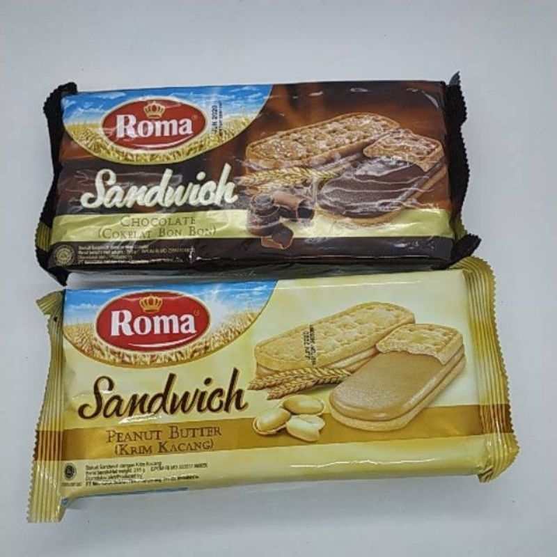 

Roma sandwich coklat/ vanila 189gr