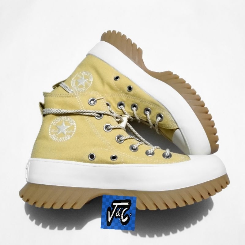 Converse Chuck Taylor All Star Platform Lugged 2.0 Utility Outdoor Hiking Gold