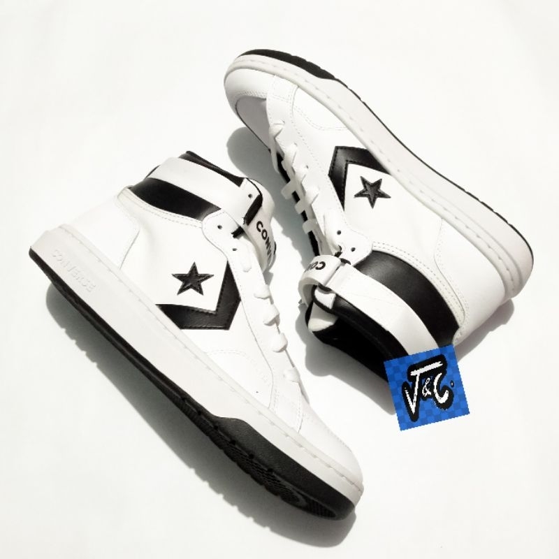 Converse Pro Blaze V2 Cup Removable Strap Velcro Court Leather White