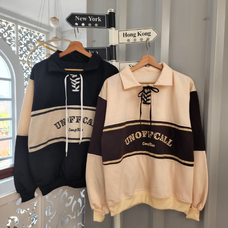 Jaket Couple Pasangan UN OF CALL SWEATER COLLAR | Baju Couple Pacar | Jacket Sweater Pria Wanita