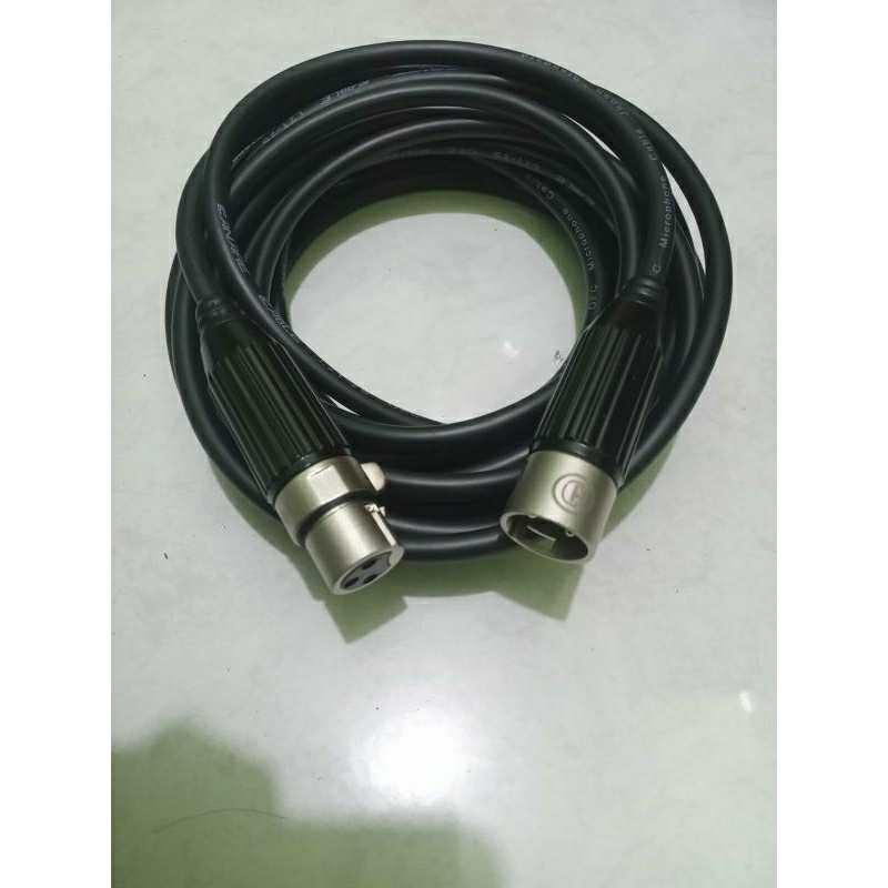 kabel mic mixer jek xlr canon male to jek xlr canon female HUPER 10 METER