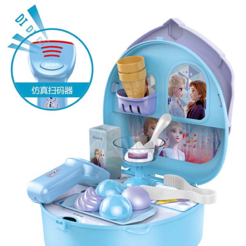 MAINAN ANAK KARAKTER bentuk tas koper elsa / mickey / minnie