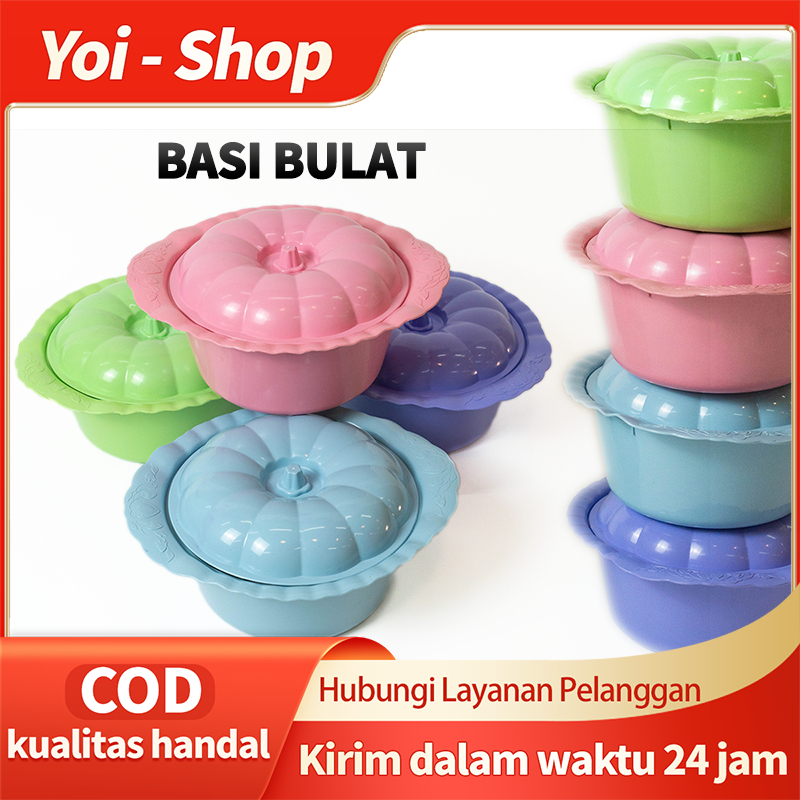 Yoi - Basi Bulat Prasmanan Plastik / Basi Prasmanan Bulat