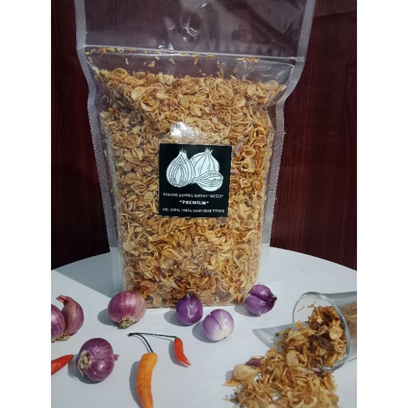 

BAWANG GORENG 1000gr/1kg TERLARIS//BAWANG GORENG PREMIUM MA'EEN/ASLI 100%TANPA CAMPURAN TEPUNG