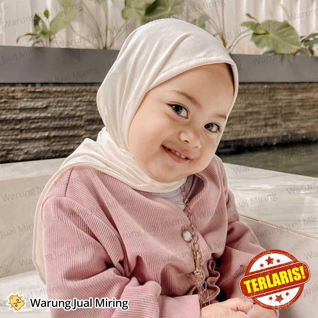 Jilbab Anak Instan Segitiga Pashmina Kerudung Hijab Pashtan Pastan Bergo Spandex Jersey Premium Vira