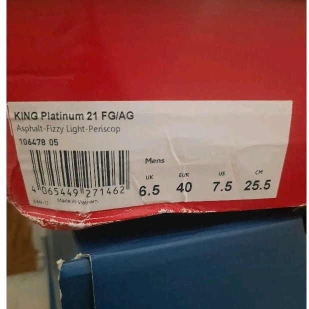 sepatu sepakbola PUMA KING PLATINUM 21 FG