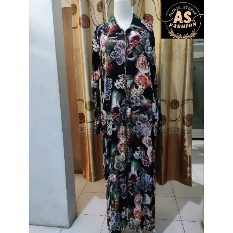 GAMIS PUTRI | GAMIS VISCOS | DREES WANITA | MOTIF BUNGA
