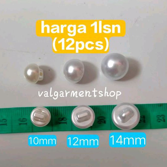 KANCING JAMUR MUTIARA IMPORT HARGA 1LUSIN KUALITAS PREMIUM KANCING baju pearl kancing mutiara