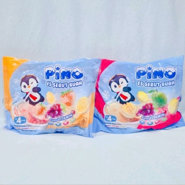 

Pino Es Serut Buah / Pino Ice Cup (1 Pack isi 4 Pcs)