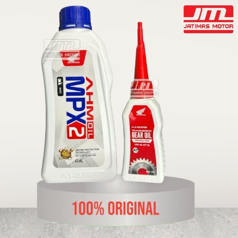 Paket oli MPX 2 0,8L & oli gardan beat spacy scoopy vario 110 125 150