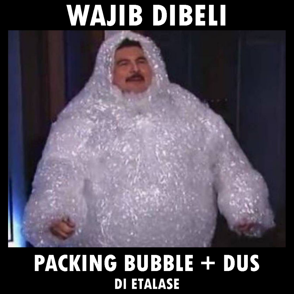

Packing Bubble Wrap + Dus (Perlindungan Paket mu)