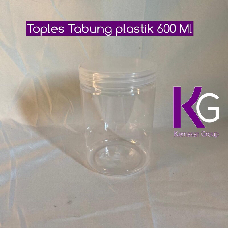 Toples Tabung Plastik 600 ML  Tabung Plastik