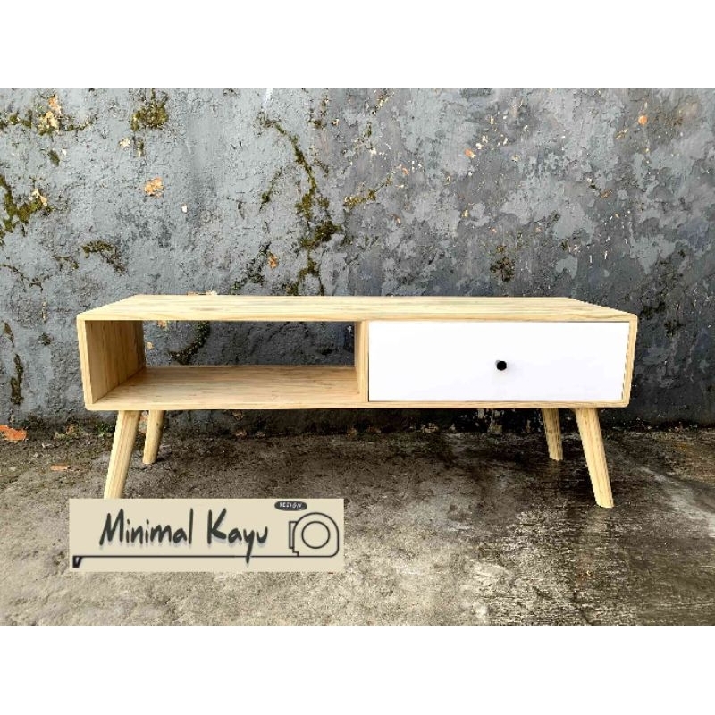 Meja TV/Stand tV/Rak TV full kayu jati belanda 120x35x45cm