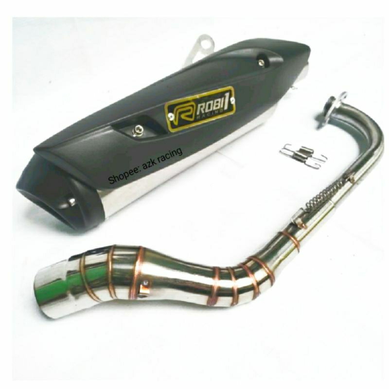 KNALPOT STANDAR RACING RCB ROB1 HONDA VARIO BEAT PCX PCX160 ADV FULL SYSTEM