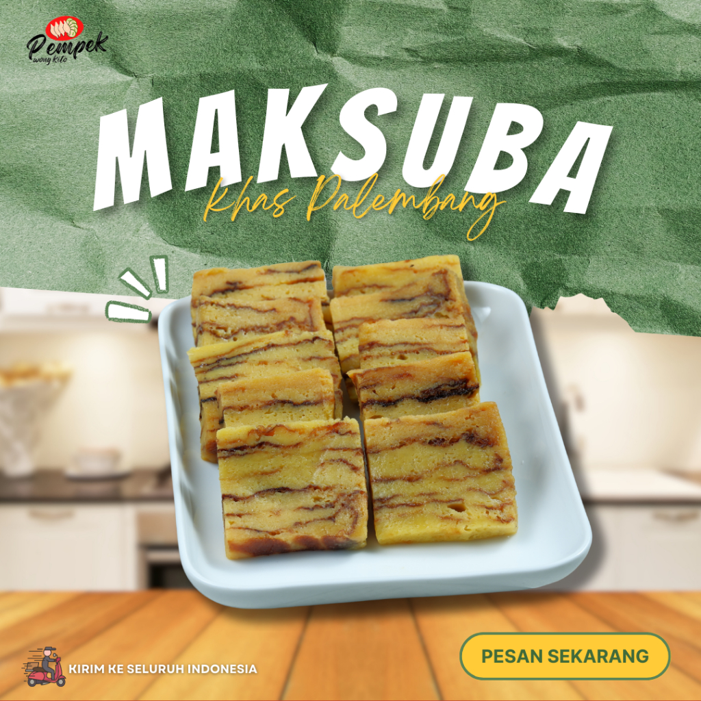 

Maksuba Khas Palembang - Makanan Khas Palembang - Maksuba Ukuran 20x20