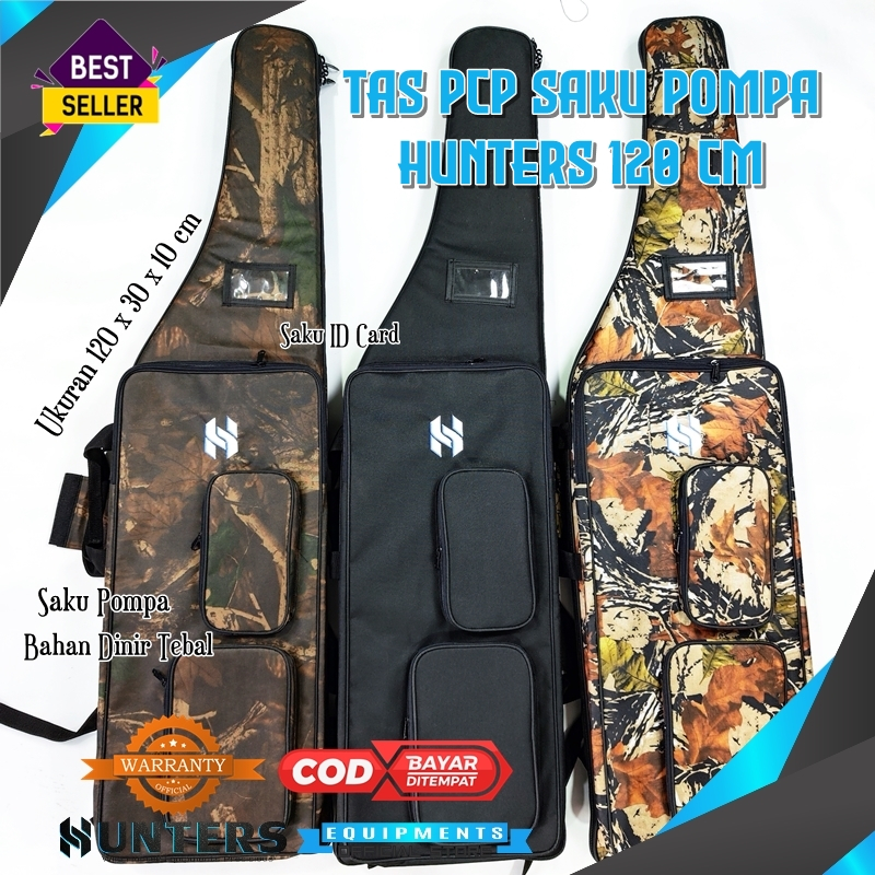Tas Senjata PCP Laras Panjang Hunters 120 cm Hitam Camo